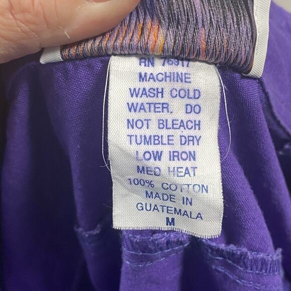 Vintage Cricket by the Creek Shirt Mens Medium Western Button Up Cape 90s - Picture 5 of 5